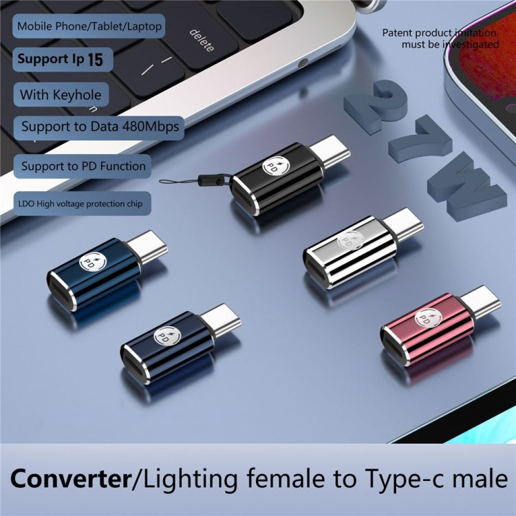 PD27W USB-C / Type-C to 8 Pin Adapter(Gray)