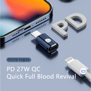 PD27W USB-C / Type-C to 8 Pin Adapter(Rose Red)