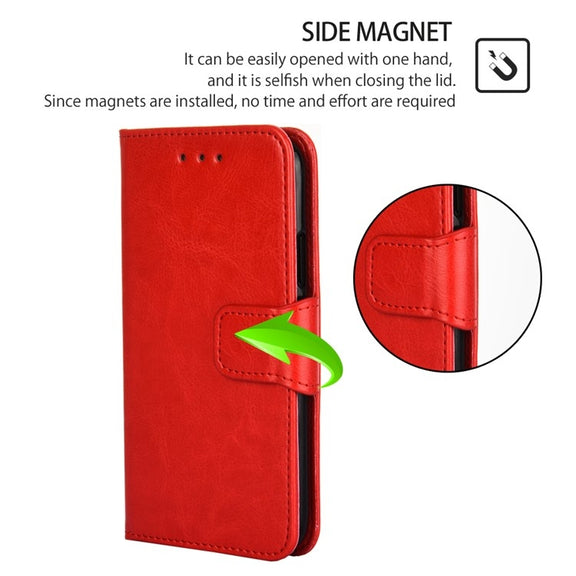 For Honor Magic6 Pro Crystal Texture Leather Phone Case(Red)