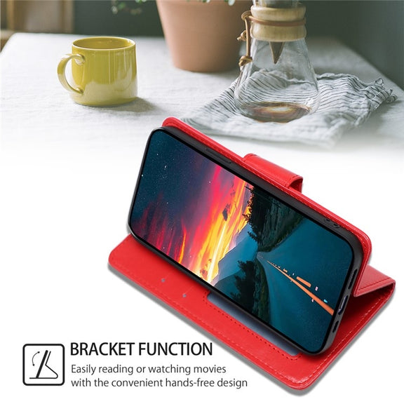 For Honor Magic6 Pro Crystal Texture Leather Phone Case(Red)