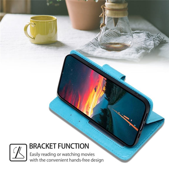 For Honor Magic6 Pro Crystal Texture Leather Phone Case(Sky Blue)