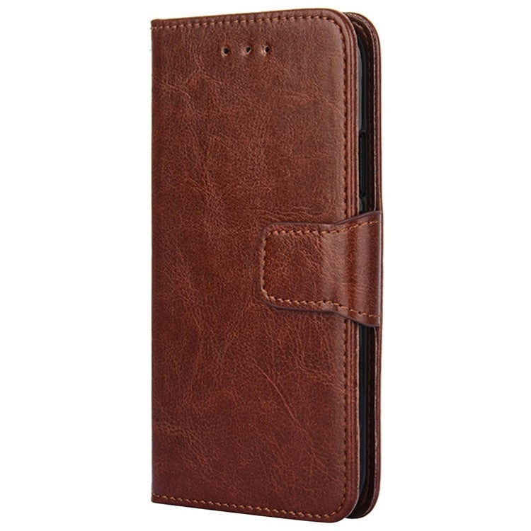 For Honor Magic6 Pro Crystal Texture Leather Phone Case(Brown)