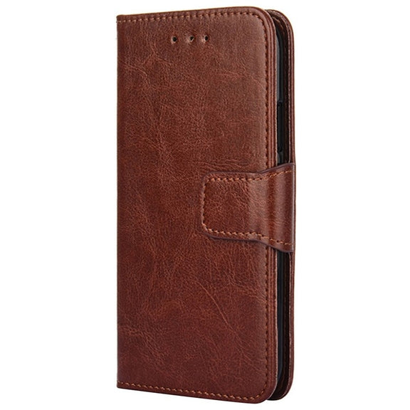For Honor Magic6 Pro Crystal Texture Leather Phone Case(Brown)
