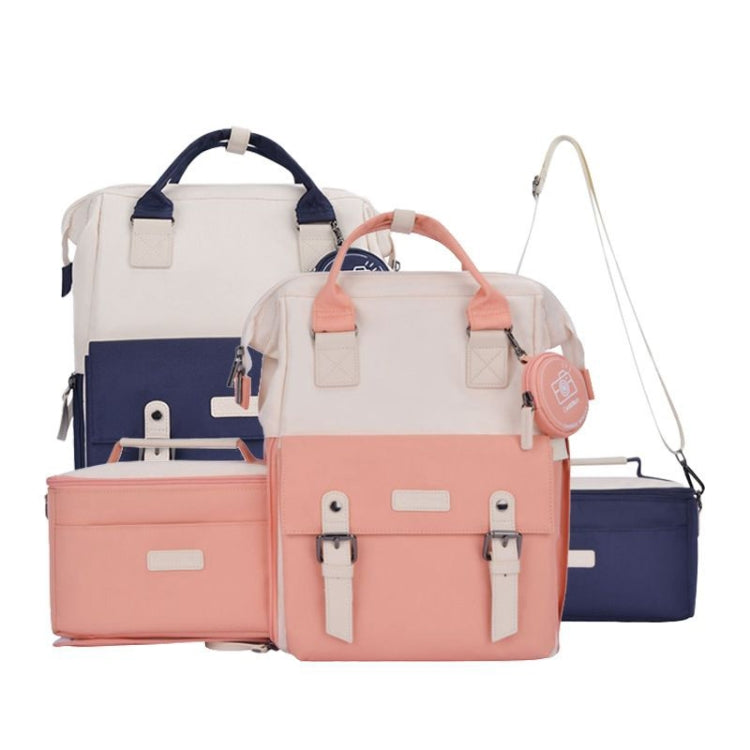 Cwatcun D87 Color Matching Camera Backpack Large Capacity Photography Bag, Size:38 x 31 x 20cm Small(Pink)