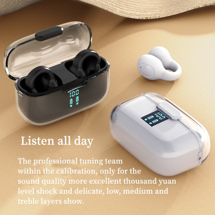 G91 Ear Clip Bone Conduction TWS Noise Reduction Bluetooth Earphone(Black)