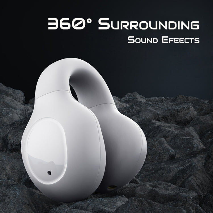 G91 Ear Clip Bone Conduction TWS Noise Reduction Bluetooth Earphone(Black)