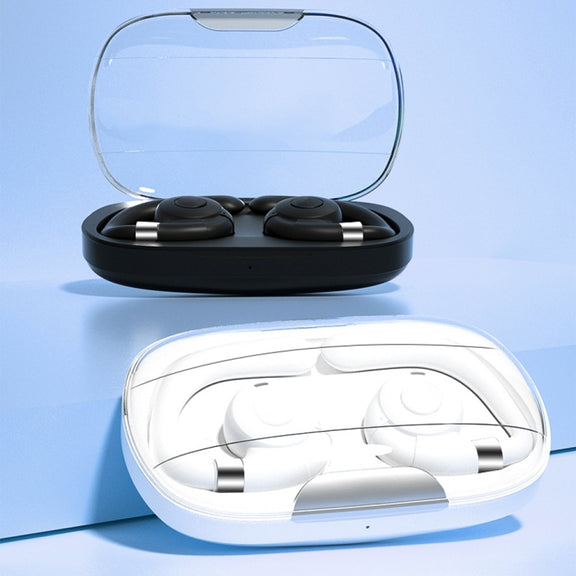 HF02 Ear Clip Bone Conduction TWS Noise Reduction Bluetooth Earphone(White)