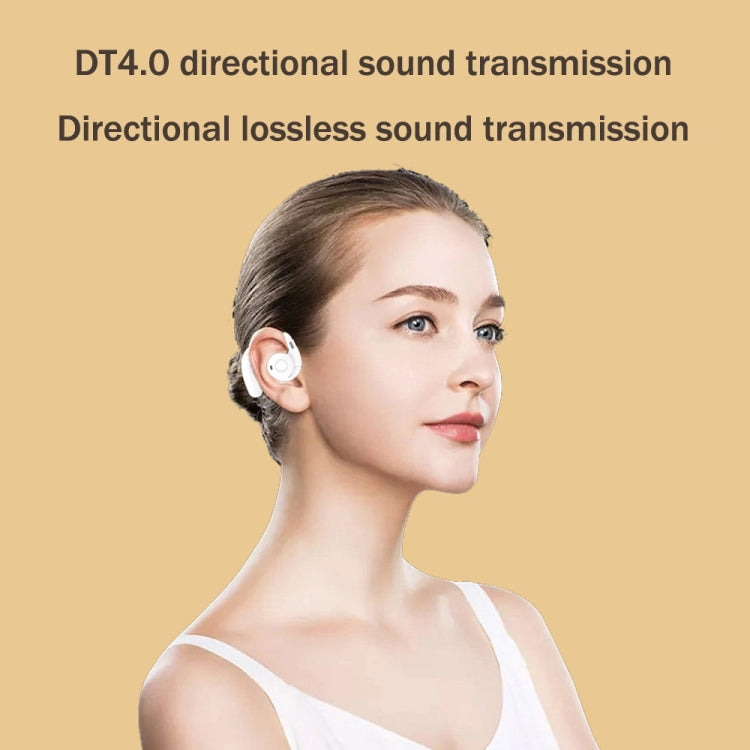 HF02 Ear Clip Bone Conduction TWS Noise Reduction Bluetooth Earphone(Black)