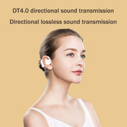 HF02 Ear Clip Bone Conduction TWS Noise Reduction Bluetooth Earphone(Black)