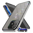 For iPhone 16 Plus Anti-peeping Magnetic Double-sided Tempered Glass Phone Case(Grey) - iPhone 16 Plus Cases by PMC TechLife | Online Shopping South Africa | PMC TechLife | Buy Now Pay Later Mobicred