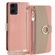 For Motorola Moto G24 4G Crossbody Litchi Texture Leather Phone Case(Pink) - Motorola Cases by PMC TechLife | Online Shopping South Africa | PMC TechLife | Buy Now Pay Later Mobicred