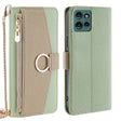 For Motorola Edge 50 5G Crossbody Litchi Texture Leather Phone Case(Green) - Motorola Cases by PMC TechLife | Online Shopping South Africa | PMC TechLife | Buy Now Pay Later Mobicred