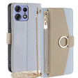 For Motorola Edge 50 Pro 5G Crossbody Litchi Texture Leather Phone Case(Blue) - Motorola Cases by PMC TechLife | Online Shopping South Africa | PMC TechLife | Buy Now Pay Later Mobicred