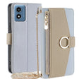 For Motorola Moto G 5G 2024 Crossbody Litchi Texture Leather Phone Case(Blue) - Motorola Cases by PMC TechLife | Online Shopping South Africa | PMC TechLife | Buy Now Pay Later Mobicred