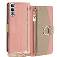 For OnePlus Ace 3V 5G Crossbody Litchi Texture Leather Phone Case(Pink) - OnePlus Cases by PMC TechLife | Online Shopping South Africa | PMC TechLife | Buy Now Pay Later Mobicred
