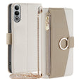 For OnePlus Nord CE4 Crossbody Litchi Texture Leather Phone Case(White) - OnePlus Cases by PMC TechLife | Online Shopping South Africa | PMC TechLife | Buy Now Pay Later Mobicred