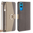 For OnePlus Nord CE 4 Lite 5G Crossbody Litchi Texture Leather Phone Case(Grey) - OnePlus Cases by PMC TechLife | Online Shopping South Africa | PMC TechLife | Buy Now Pay Later Mobicred