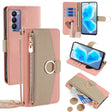 For Tecno Camon 18 / 18 P Crossbody Litchi Texture Leather Phone Case(Pink) - Tecno Cases by PMC TechLife | Online Shopping South Africa | PMC TechLife | Buy Now Pay Later Mobicred