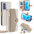 For Tecno Camon 18 / 18 P Crossbody Litchi Texture Leather Phone Case(White) - Tecno Cases by PMC TechLife | Online Shopping South Africa | PMC TechLife | Buy Now Pay Later Mobicred