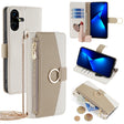 For Tecno Pova Neo 3 Crossbody Litchi Texture Leather Phone Case(White) - Tecno Cases by PMC TechLife | Online Shopping South Africa | PMC TechLife | Buy Now Pay Later Mobicred