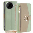 For Tecno Camon 30 Pro 5G Crossbody Litchi Texture Leather Phone Case(Green) - Tecno Cases by PMC TechLife | Online Shopping South Africa | PMC TechLife | Buy Now Pay Later Mobicred