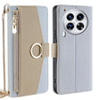 For Tecno Camon 30 Premier 5G Crossbody Litchi Texture Leather Phone Case(Blue) - Tecno Cases by PMC TechLife | Online Shopping South Africa | PMC TechLife | Buy Now Pay Later Mobicred