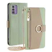 For Nokia G42 5G Crossbody Litchi Texture Leather Phone Case(Green)