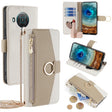 For Nokia X10 / X20 Crossbody Litchi Texture Leather Phone Case(White) - Nokia Cases by PMC TechLife | Online Shopping South Africa | PMC TechLife | Buy Now Pay Later Mobicred
