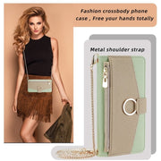 For Honor 90 Pro 5G Crossbody Litchi Texture Leather Phone Case(Green)