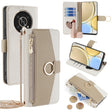 For Honor X30 Crossbody Litchi Texture Leather Phone Case(White) - Honor Cases by PMC TechLife | Online Shopping South Africa | PMC TechLife | Buy Now Pay Later Mobicred