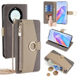 For Honor X40 Crossbody Litchi Texture Leather Phone Case(Grey) - Honor Cases by PMC TechLife | Online Shopping South Africa | PMC TechLife | Buy Now Pay Later Mobicred