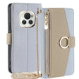 For Honor Magic6 5G Crossbody Litchi Texture Leather Phone Case(Blue) - Honor Cases by PMC TechLife | Online Shopping South Africa | PMC TechLife | Buy Now Pay Later Mobicred