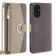 For Honor 200 5G Crossbody Litchi Texture Leather Phone Case(Grey) - Honor Cases by PMC TechLife | Online Shopping South Africa | PMC TechLife | Buy Now Pay Later Mobicred