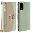 For Honor 200 Pro 5G Crossbody Litchi Texture Leather Phone Case(Green) - Honor Cases by PMC TechLife | Online Shopping South Africa | PMC TechLife | Buy Now Pay Later Mobicred