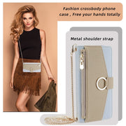 For Sony Xperia 5 V Crossbody Litchi Texture Leather Phone Case(Blue)