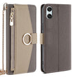 For Sony Xperia 10 VI Crossbody Litchi Texture Leather Phone Case(Grey) - Sony Cases by PMC TechLife | Online Shopping South Africa | PMC TechLife | Buy Now Pay Later Mobicred
