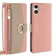 For Sony Xperia 10 VI Crossbody Litchi Texture Leather Phone Case(Pink) - Sony Cases by PMC TechLife | Online Shopping South Africa | PMC TechLife | Buy Now Pay Later Mobicred