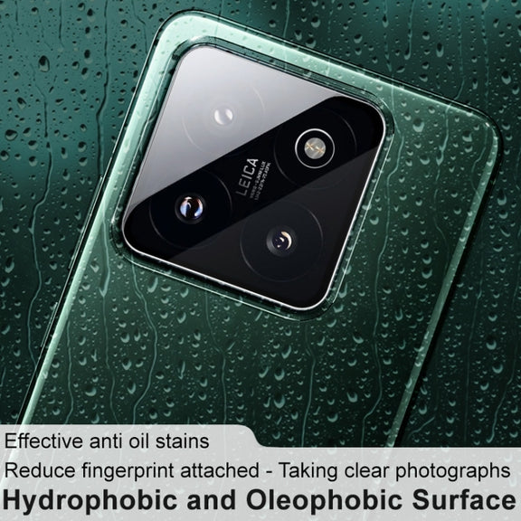For Xiaomi 14 5G 2 PCS/Set IMAK HD Glass Rear Camera Lens Film