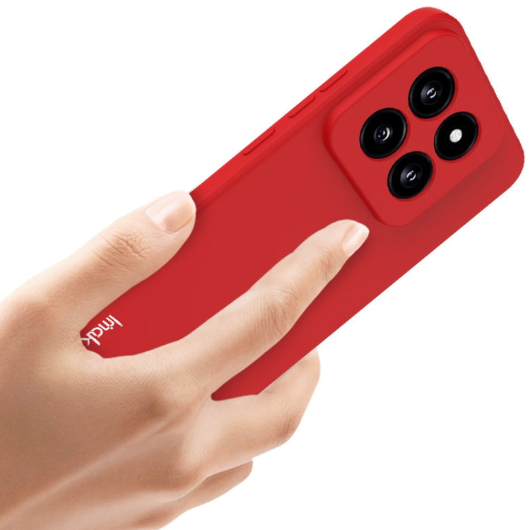 For Xiaomi 14 Pro 5G imak UC-4 Series Straight Edge TPU Phone Case(Red)