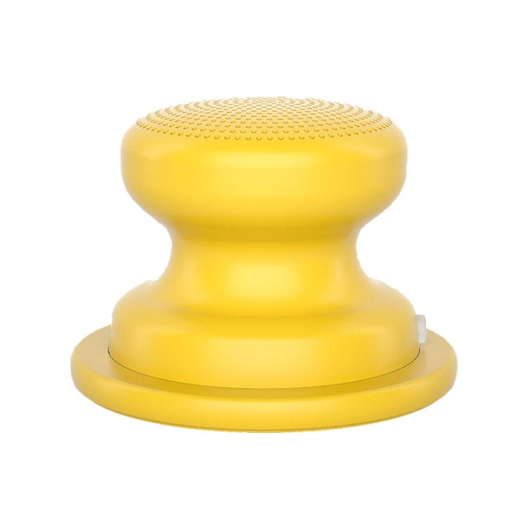 EWA A117 Portable Mini Magnetic Phone Holder Bluetooth Metal Speaker(Yellow)