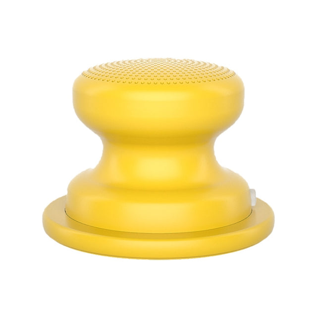 EWA A117 Portable Mini Magnetic Phone Holder Bluetooth Metal Speaker(Yellow)