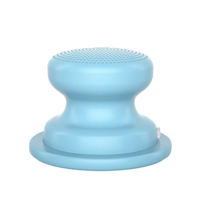 EWA A117 Portable Mini Magnetic Phone Holder Bluetooth Metal Speaker(Blue)