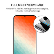 For Samsung Galaxy S24 5G Full Glue Screen Tempered Glass Film, Support Fingerprint Unlocking