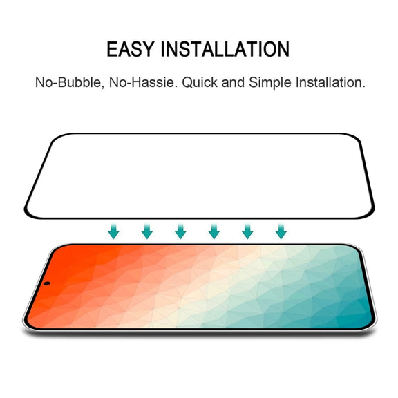 For Samsung Galaxy S24 5G Full Glue Screen Tempered Glass Film, Support Fingerprint Unlocking