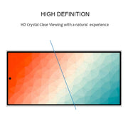 For Samsung Galaxy S24 Ultra 5G Full Glue Screen Tempered Glass Film, Support Fingerprint Unlocking