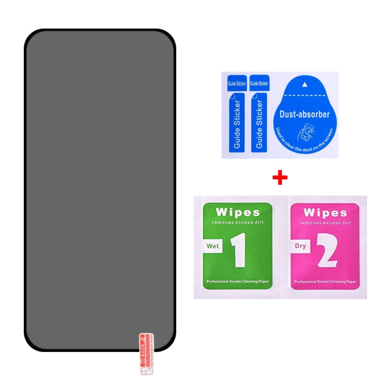 For Samsung Galaxy S24+ 5G 25pcs Full Cover Anti-peeping Tempered Glass Film,  Support Fingerprint Unlocking