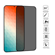 For Samsung Galaxy S24+ 5G 25pcs Full Cover Anti-peeping Tempered Glass Film,  Support Fingerprint Unlocking