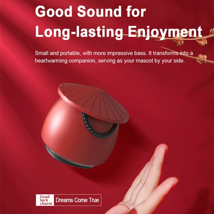 EWA A123 Portable Mini Speaker Chinese Style Bluetooth Speaker(Red)