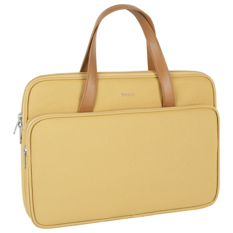 Yesido WB36 16 inch Water-resistant Oxford Cloth Laptop Bag(Yellow)