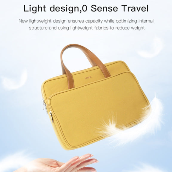 Yesido WB36 16 inch Water-resistant Oxford Cloth Laptop Bag(Yellow)